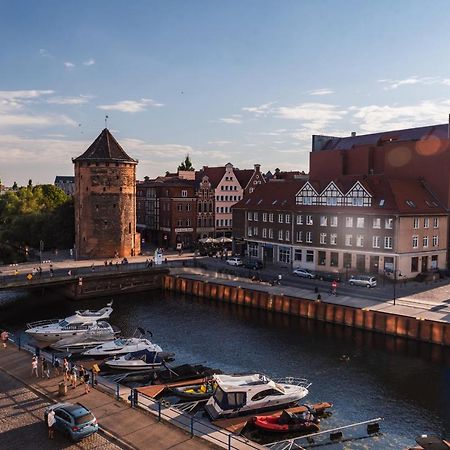 Apartament Amber Centrum Z Basenem Apartman Gdańsk Kültér fotó