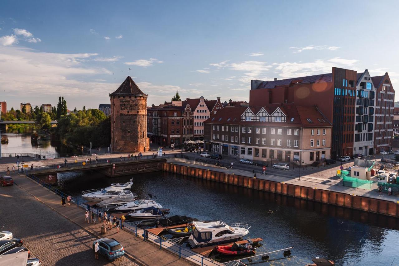 Apartament Amber Centrum Z Basenem Apartman Gdańsk Kültér fotó