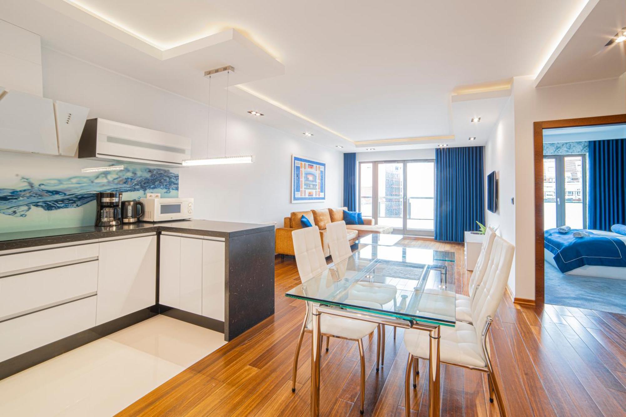 Apartament Amber Centrum Z Basenem Apartman Gdańsk Kültér fotó