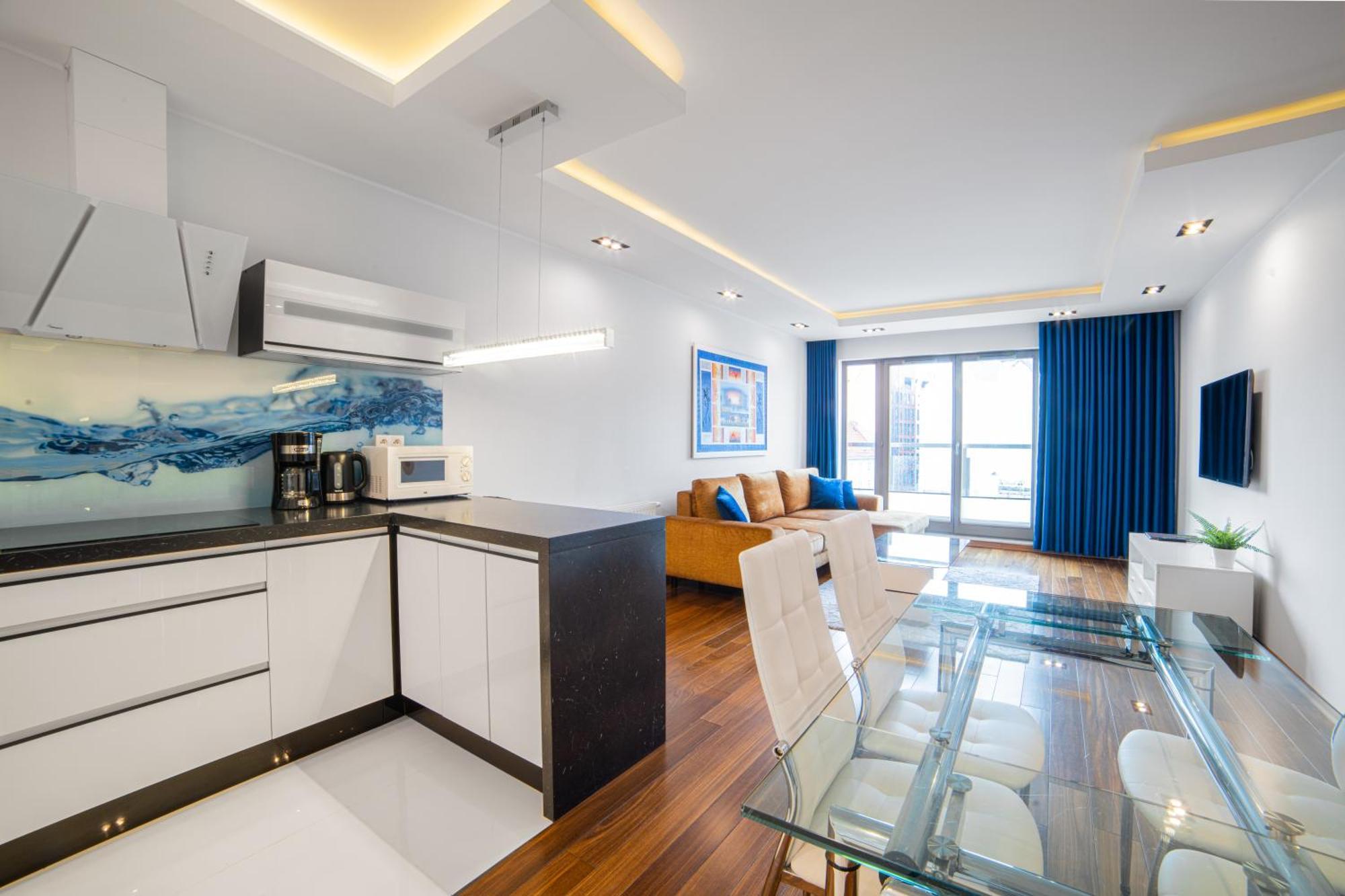 Apartament Amber Centrum Z Basenem Apartman Gdańsk Kültér fotó